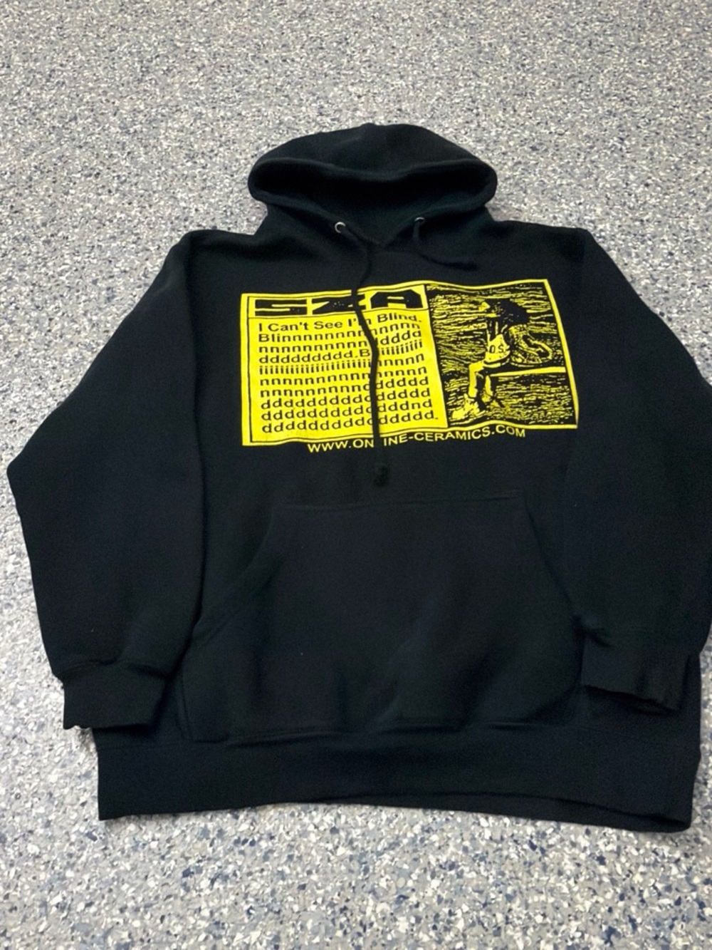 Black sza North American tour hoodie